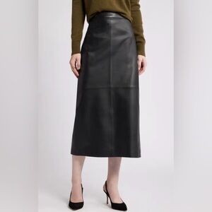 VINTAGE Emporio Armani Black Midi Skirt